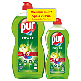 Detergent de vase, Pur Power Mar, 1.2L + 450ml