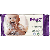 Servetele umede ecologice pentru bebelusi, Bambo Nature, 50 bucati