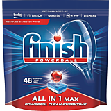 Detergent pentru masina de spalat vase, Finish All in 1 Max, 48 tablete