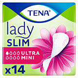 Absorbante pentru incontinenta urinara Tena Lady Slim Ultra Mini, 14 bucati