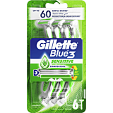 Aparat de ras de unica folosinta Gillette Blue3 Sensitive, 6 bucati