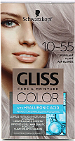 Vopsea de par Gliss Color 10-55 Blond platinat ultra deschis, 143ML