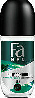 Deodorant Roll on Anti-perspirant Fa Men Pure Control cu parfum de canepa, 50 ML