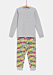 Pijama maneca lunga baieti 3/8 ani