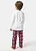 Pijamale copii, 2 piese, maneci lungi, imprimeu de Craciun, TEX 4/14 ani