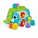 Jucarie educativa Elefant cu 10 cuburi Soft Clemmy Clementoni, Multicolor