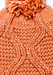 Caciula din tricot cu pampon  fete 2/14 ani