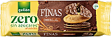 Biscuiti de ovaz fara zahar adaugat cu glazura de ciocolata cu lapte finas, 150g, Gullon