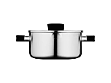 Cratita cu capac Bergner Elite, inox/sticla, 28 cm, 7.6 L, Argintiu
