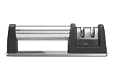 Ascutitor pentru cutite Bergner Elite, inox, 20.5 cm, Argintiu/Negru