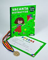 Pachet Caiet de vacanta Clasa a III-a + Diploma de merit + Medalie CADOU - Kreativ