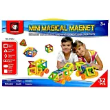 Set de constructie magnetic, 32 piese