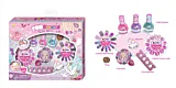 Set manichiura cu bratara Fun Scented Nail Arts, Multicolor