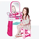 Masa de toaleta cu scaun, 72x46x28 cm, 27 piese, Multicolor