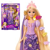 Papusa interactiva Disney Princess Rapunzel JHL46, cu par magic si accesorii, Multicolor