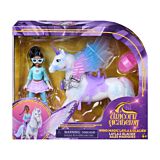 Set papusa Layla si unicorn Glacier Unicorn Academy Magia Aripilor, Multicolor
