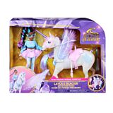 Set papusa Layla si unicorn interactiv Unicorn Academy Magia Pietrelor Pretioase, Multicolor