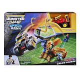 Set de joaca Salt pe trambulina Monster Jam, masinuta inclusa, Multicolor