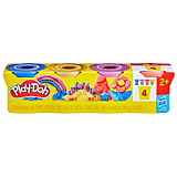 Set 4 cutii cu pasta metalizata Play-Doh, Multicolor