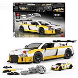 Set constructie Hot Wheels Brick Shop '15 Audi R8 LMS JFT18, 820 piese