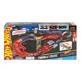 Set Hot Wheels F1 Circuit Grand Prix JMC90, cu 3 masinute, Multicolor