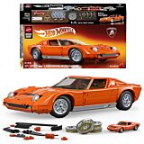 Set constructie Mattel Brick Shop Hot Wheels '71 Lamborghini Miura P400 SV JHF61, 1523 piese