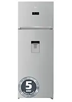 Frigider cu doua usi Beko RDNE505E30DZMN, 446 Litri, Clasa F, Dispenser apa, Neo frost, Gri