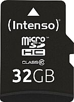 Card de memorie Intenso, 32GB, microSDHC, Clasa 10 + Adaptor SD