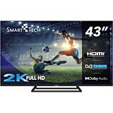 Televizor LED Non-Smart SmartTech 43FN01V3, 108cm, 43inch, FHD, Clasa E, Negru