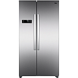 Side by side Beko GNO4331XPN, 436 Litri, Clasa E, Neofrost Dual Cooling, Gri