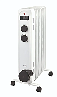 Calorifer Carrefour Home HOR1E9-25, 9 elementi, 2000 W, Alb