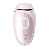 Epilator IPL Braun Silk-expert Mini PL1100, SensoAdapt, 300.000 impulsuri, 3 niveluri de intensitate, Corp si Fata, Alb / Roz