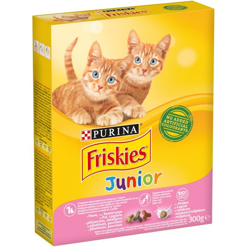 Hrana uscata pentru pisici Purina Friskies Junior 300g
