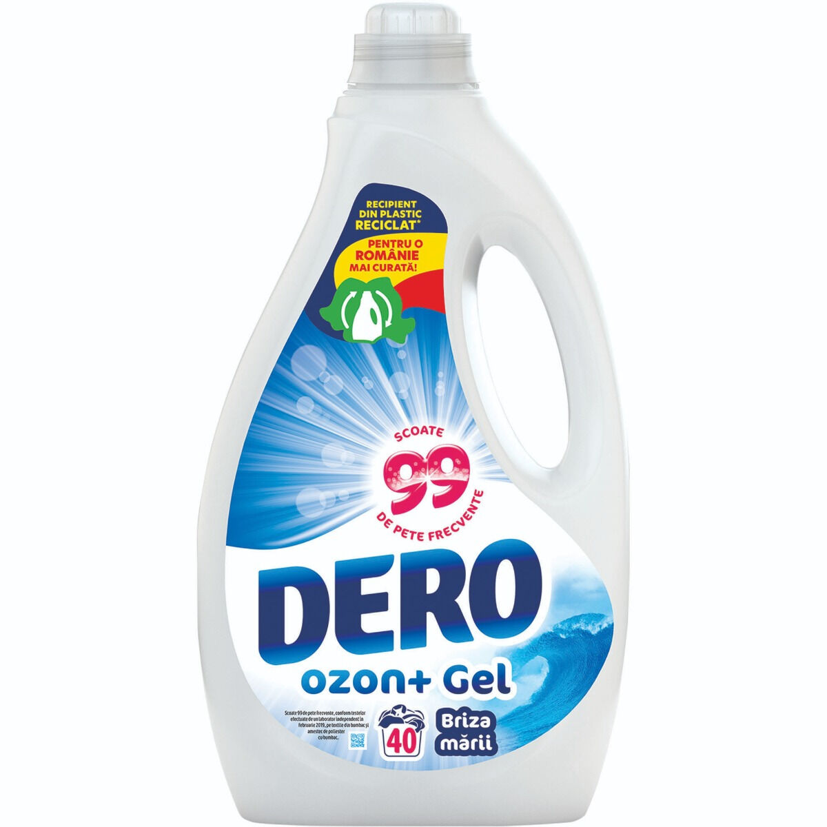 Detergent automat lichid Dero Ozon+ Briza marii, 40spalari, 2L