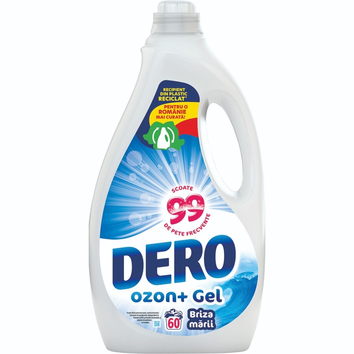 Detergent automat lichid Dero Ozon+ Briza marii, 60spalari, 3L