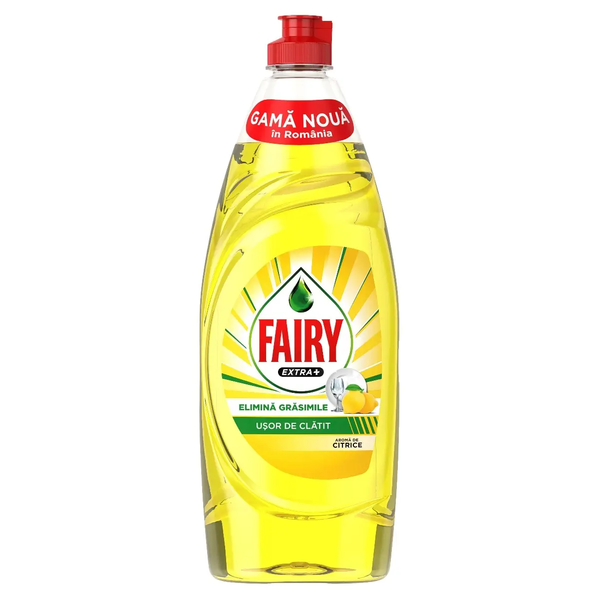 Detergent de vase Fairy Extra+, Aroma de citrice, 650ml
