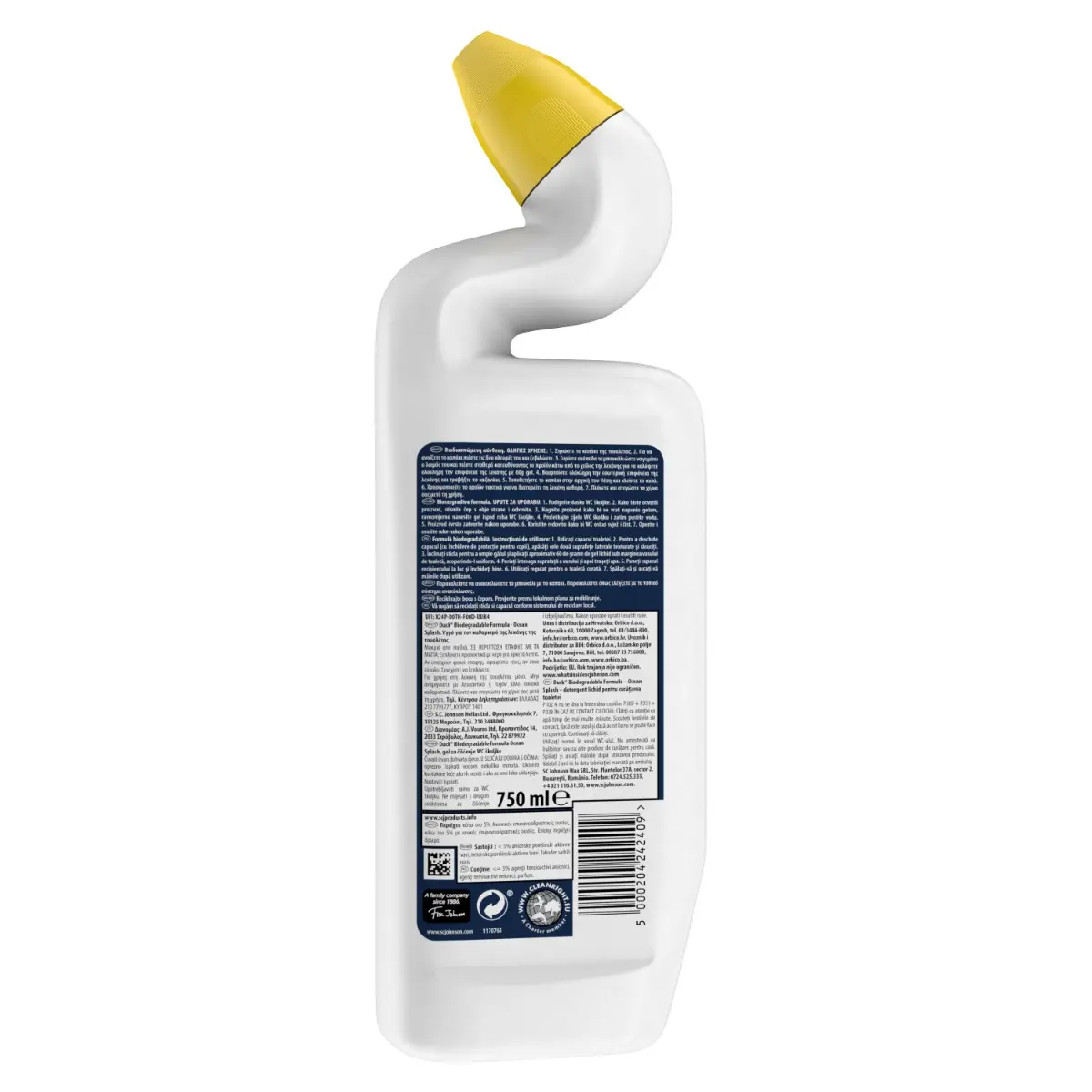 Dezinfectant wc Duck formula biodegradabila 750 ml
