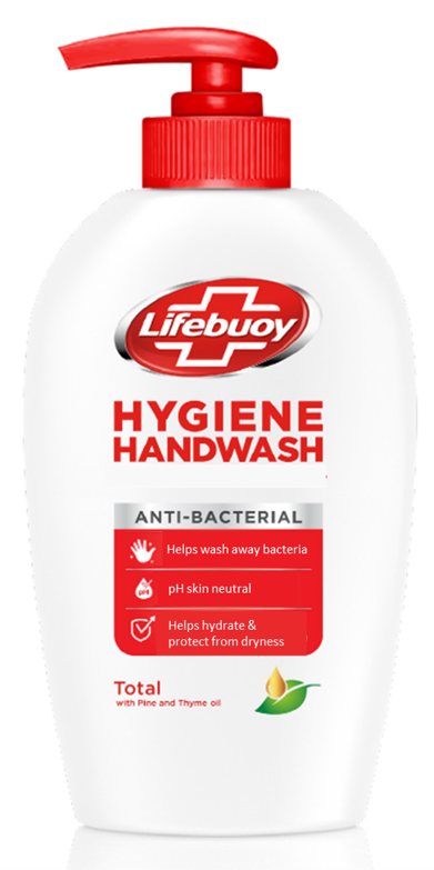Sapunul lichid antibacterian, Lifebuoy Total, 250 ml