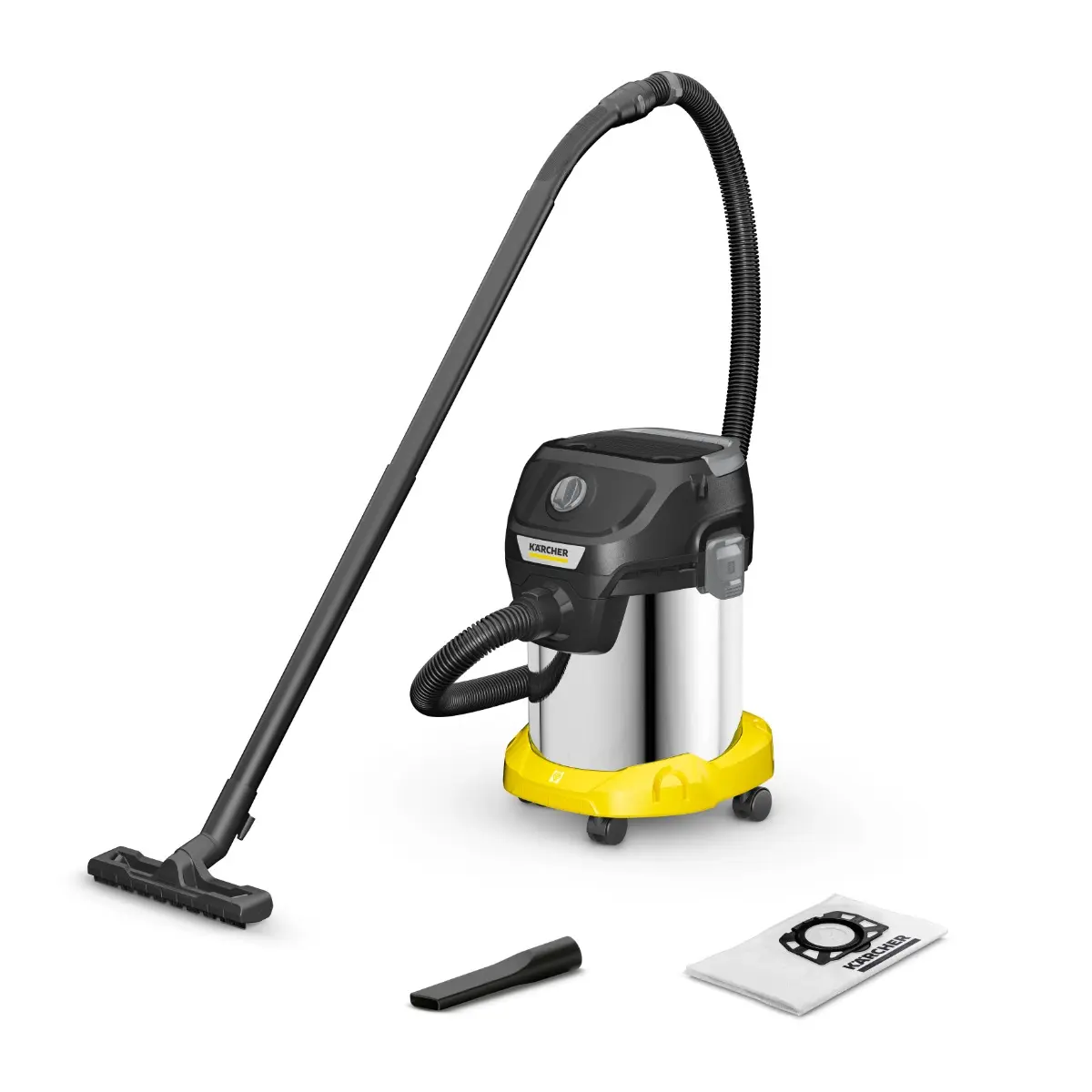replace agreement float Aspirator umed/uscat Karcher WD 3 S V-17/4/20F, 1000W, container inox 17  Litri, | Carrefour Romania