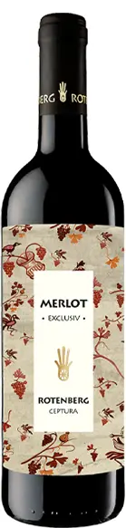 Vin rosu sec Rotenberg, Merlot Exclusiv, 0.75L