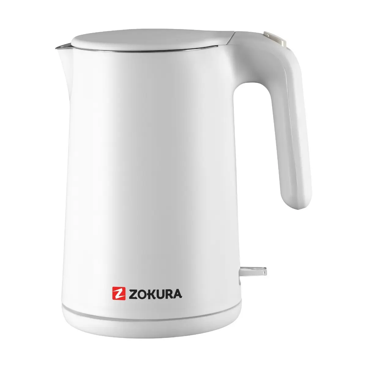 Fierbator apa electric Zokura Z1239, 1.5 litri, 1600 W, Alb