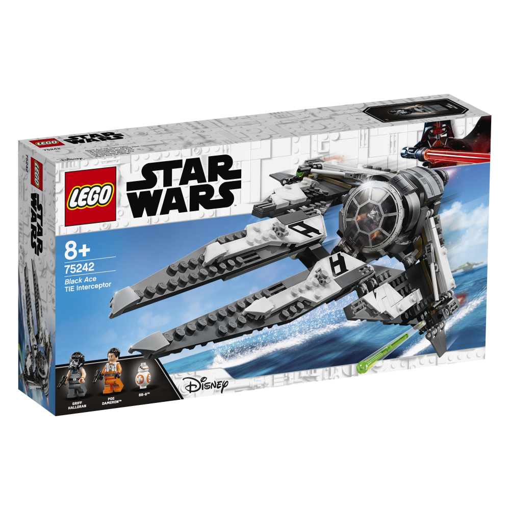 LEGO Star Wars - TIE Interceptor Asul Negru 75242