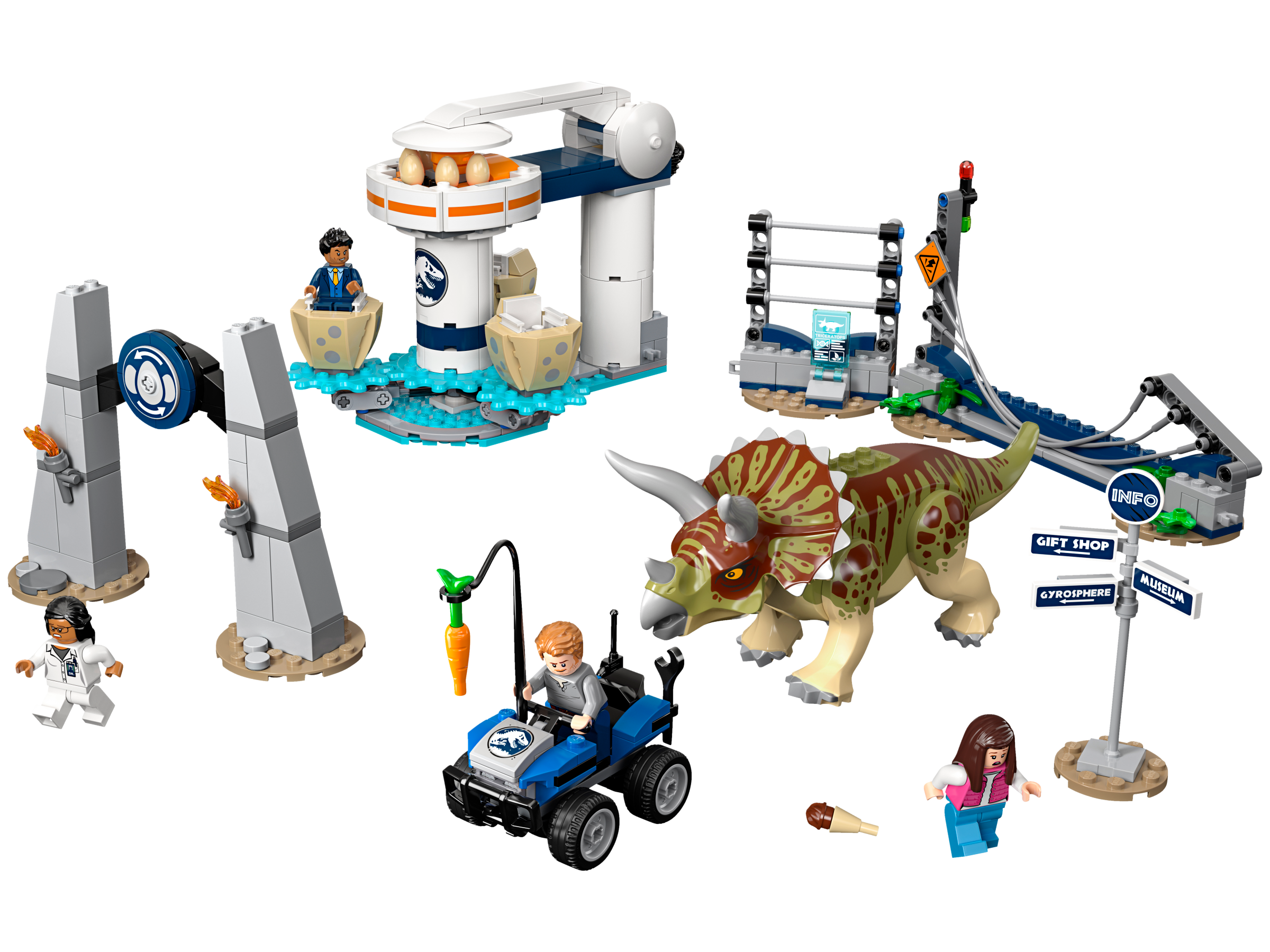 LEGO Jurasic World Triceratops dezlantuit 75937