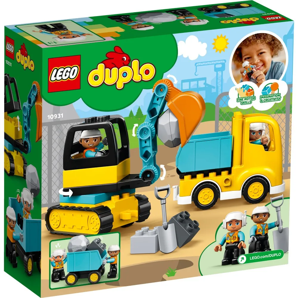 LEGO DUPLO Camion si excavator pe senile 10931