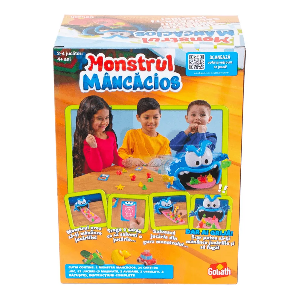 Joc Monstrul Mancacios Noriel, 37 piese, plastic, Multicolor