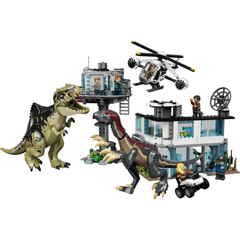 LEGO Jurassic World Atacul Atacul Giganotozaurului si Therizinosaurului 76949