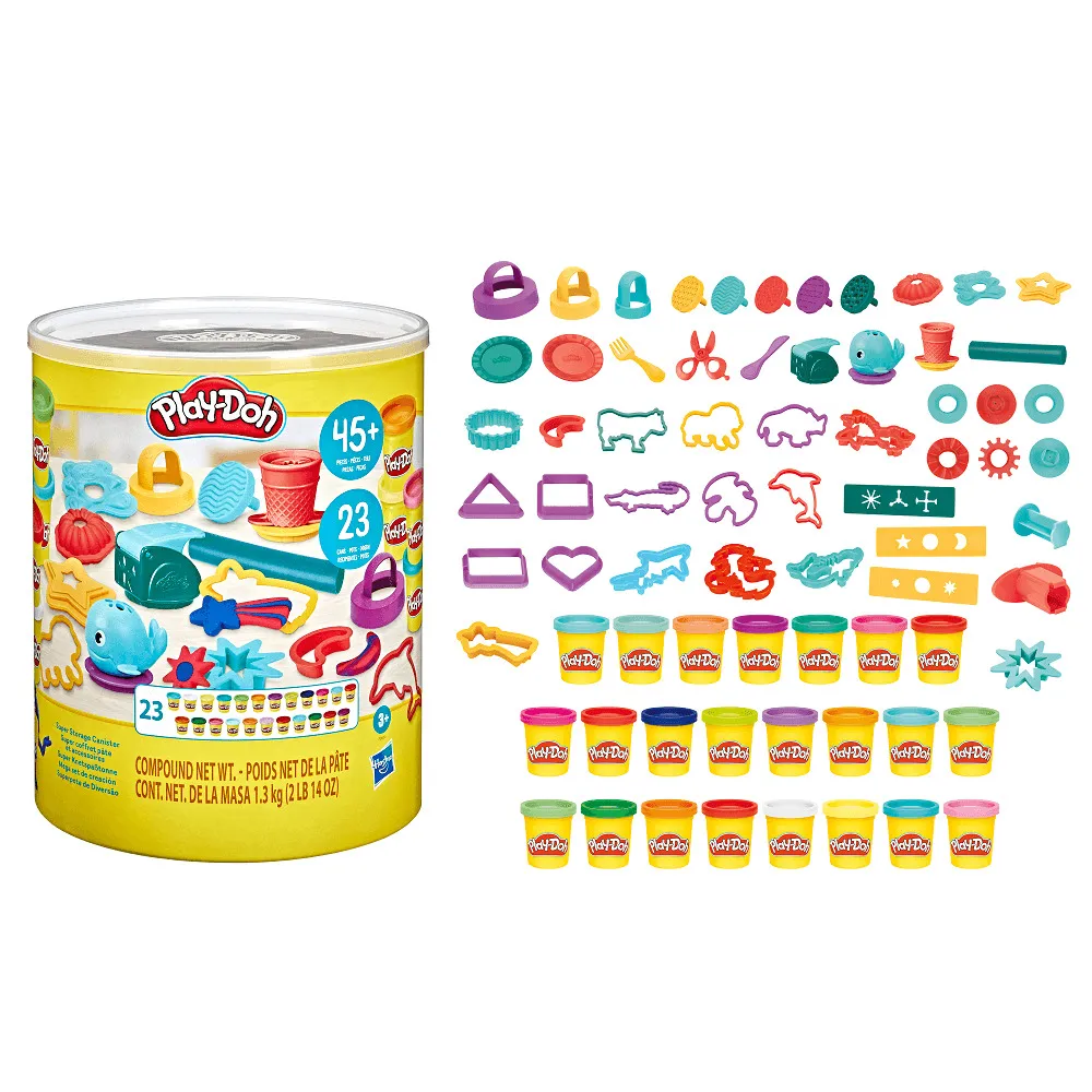 Set de creatie cu 49 forme si 23 culori Play-Doh, Multicolor