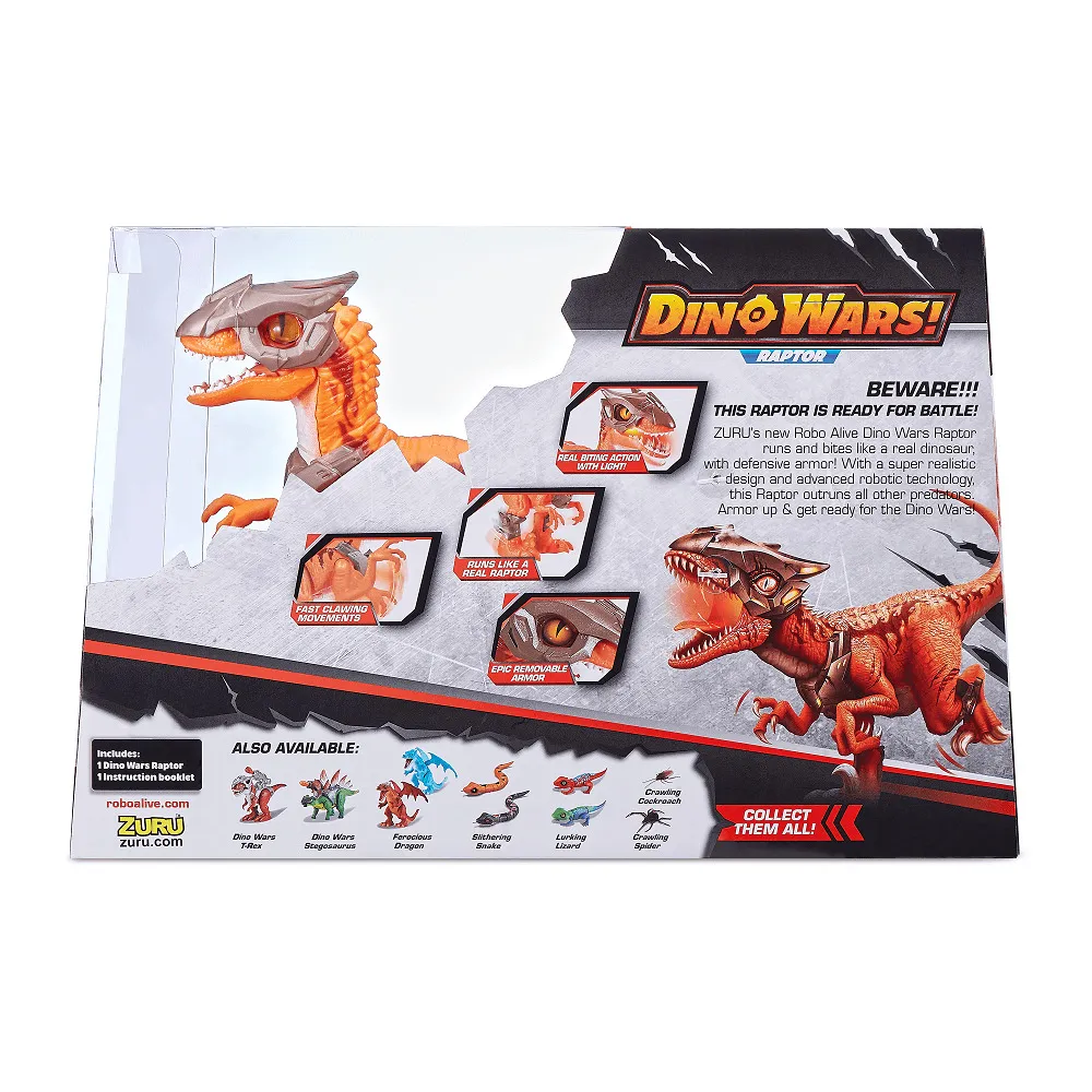 Robot dinozaur Raptor Robo Alive Dino Wars Zuru, Multicolor