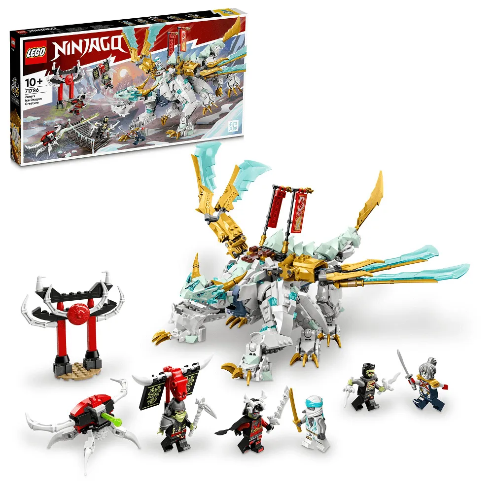 LEGO Ninjago Creatura Dragonde gheata a lui Zane 71786
