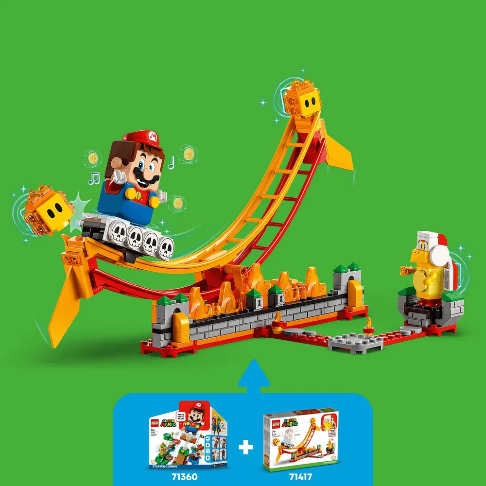 LEGO Super Mario Set de extindere Plimbare pe valul de lava 71416